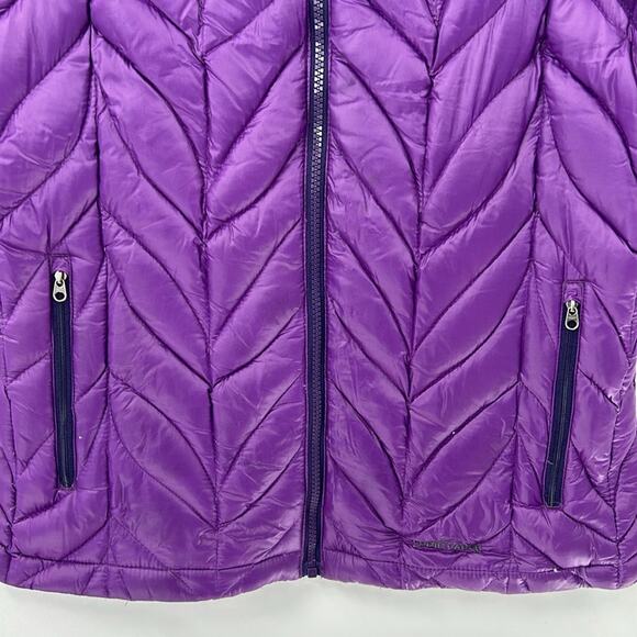 Eddie Bauer Women's Purple Down Puffer Vest Size Medium - Picture 3 of 11